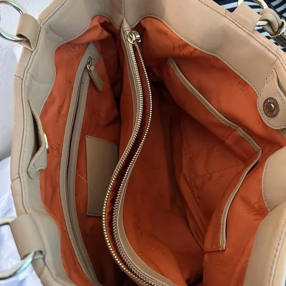 Cole Haan Camel Leather Tote - Picture 5 of 5